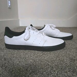 Adidas Seeley Court Shoes Men's US 13 Leather White Black Skateboarding